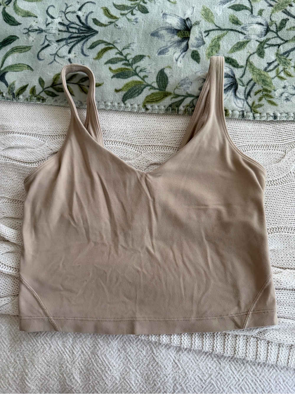 lululemon athletica Nude/Taupe align tank 4 small